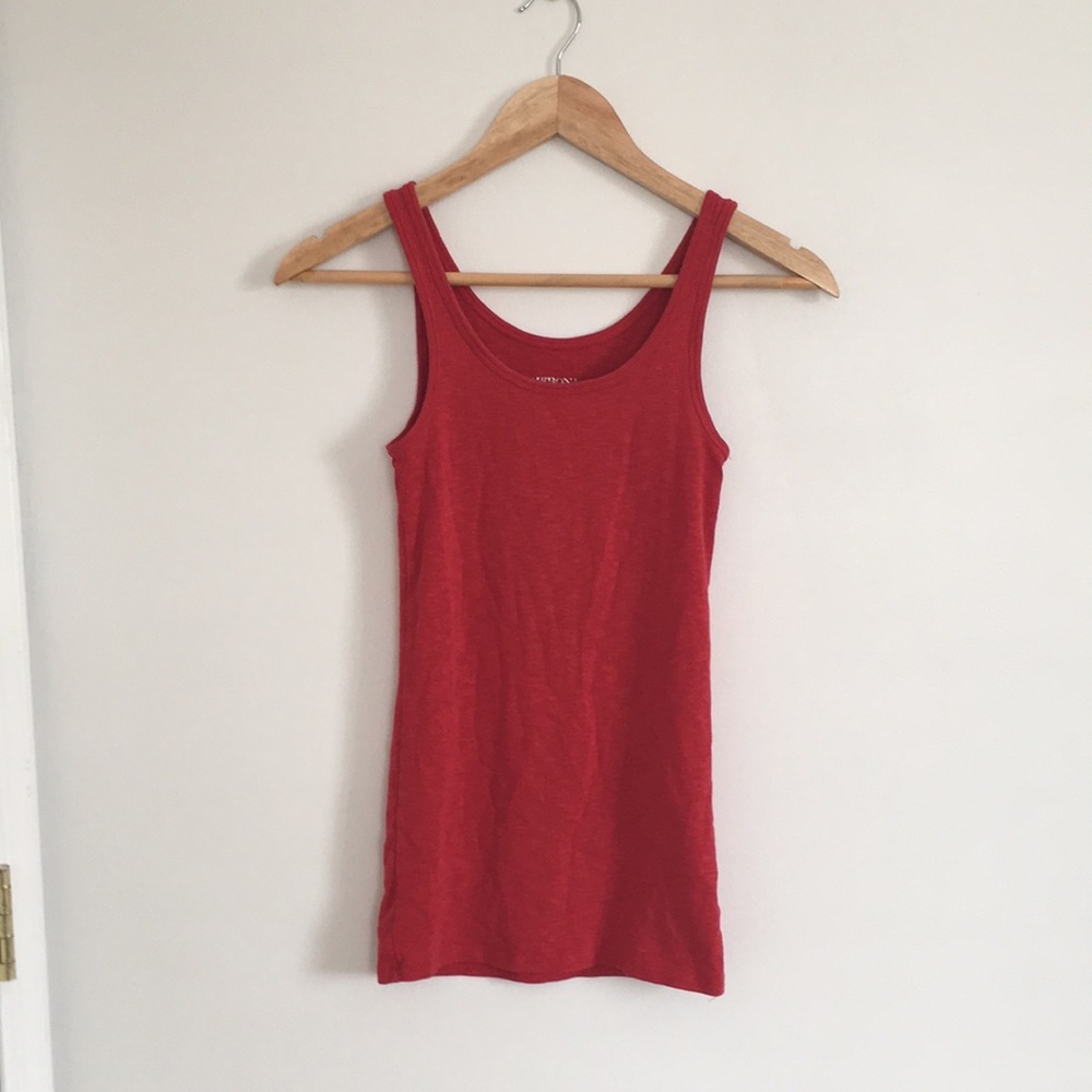 Red tank top